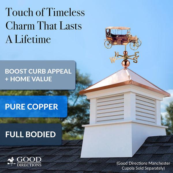 Good Directions Old Tyme Car Weathervane