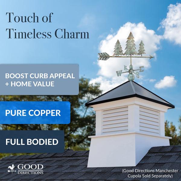 Good Directions Pine Trees Weathervane