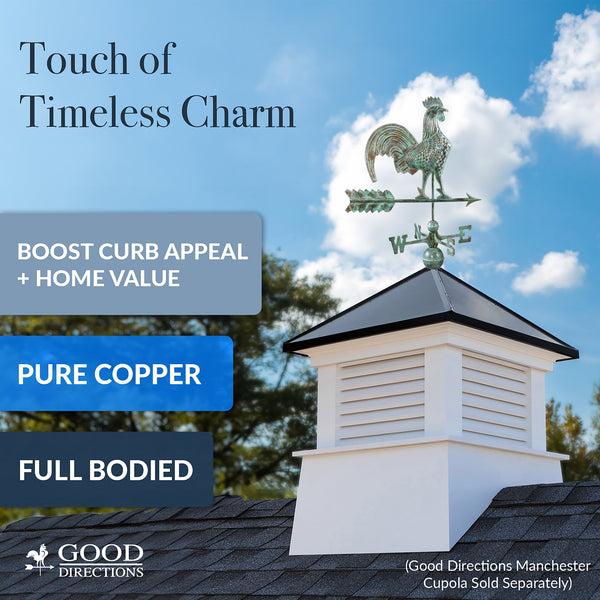 Good Directions Rooster Weathervane