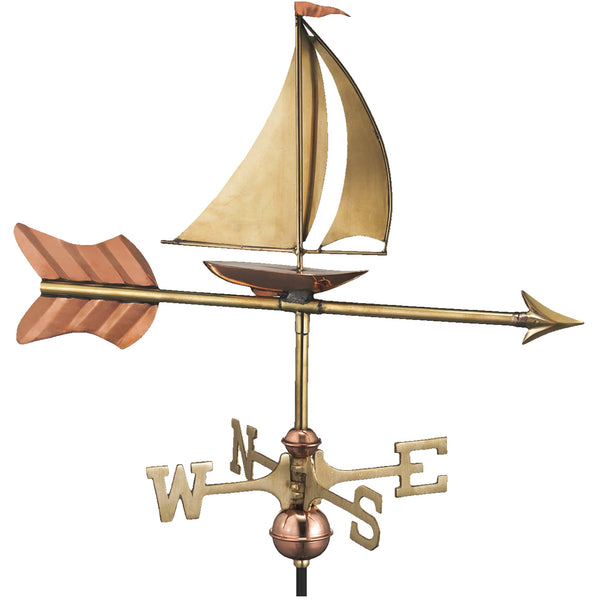good directions Sailboat Garden Weathervane