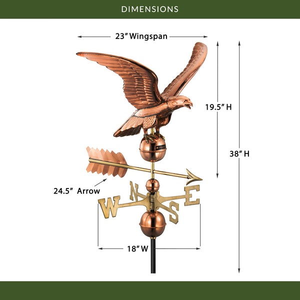 Good Directions Smithsonian Eagle Weathervane