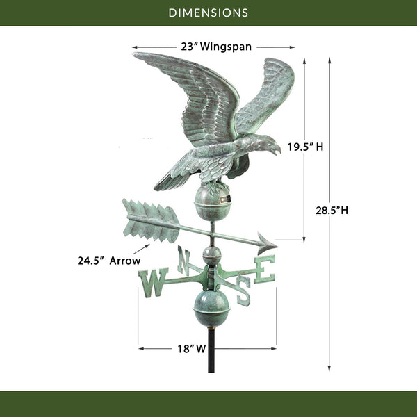 Good Directions Smithsonian Eagle Weathervane