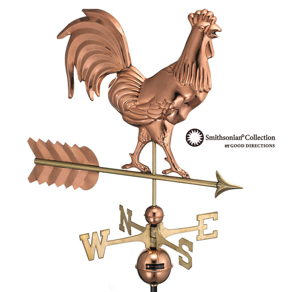 good directions Smithsonian Rooster Weathervane