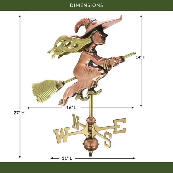 Good Directions Witch Cottage Weathervane