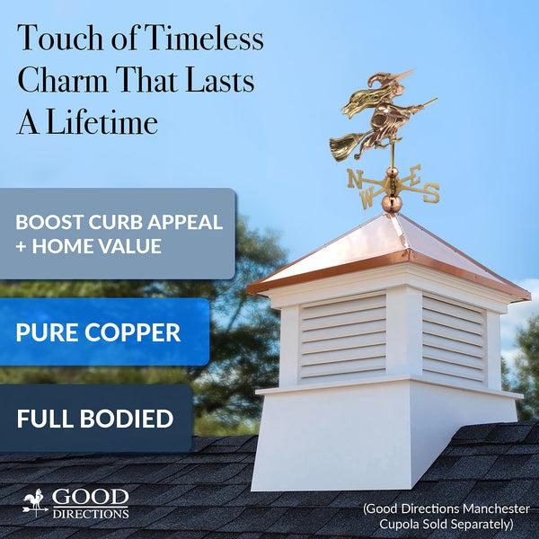 Good Directions Witch Cottage Weathervane