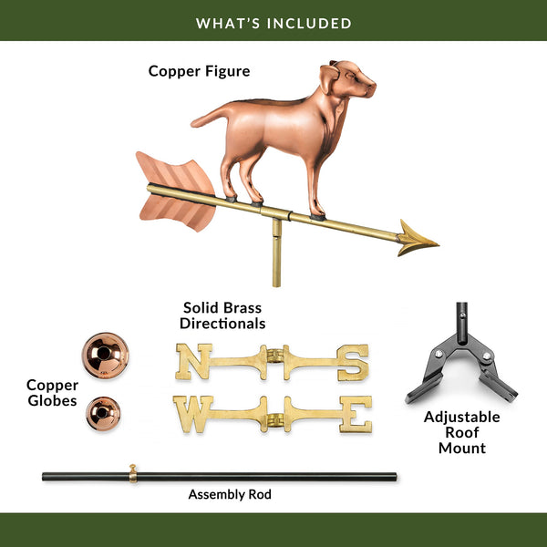 good directions Labrador Retriever Cottage Weathervane