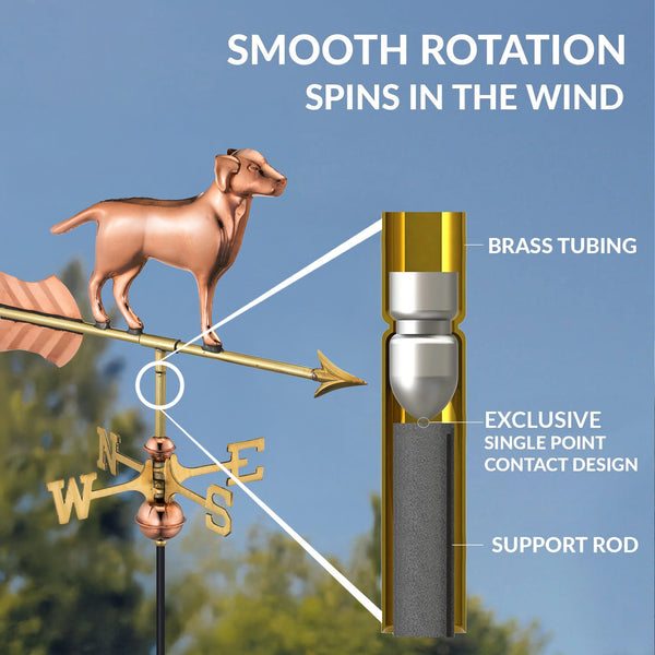 Good Directions Labrador Retriever Garden Weathervane