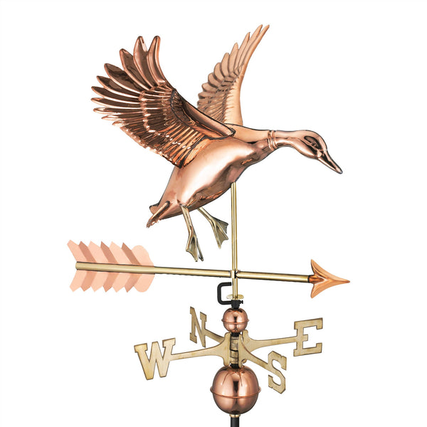 good directions Landing Duck with Arrow Weathervane
