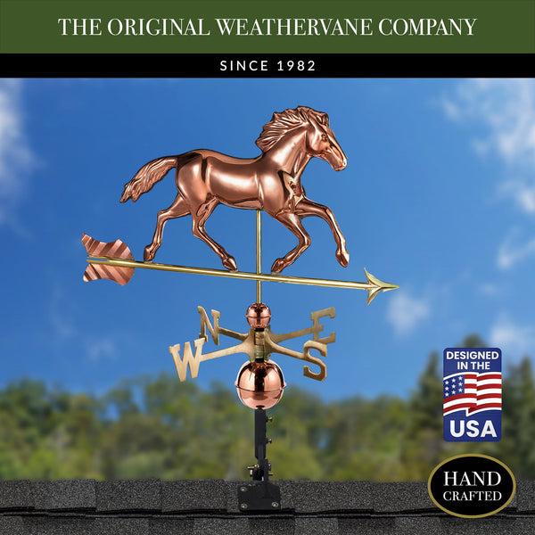 Good Directions Smithsonian Running Horse Weathervane