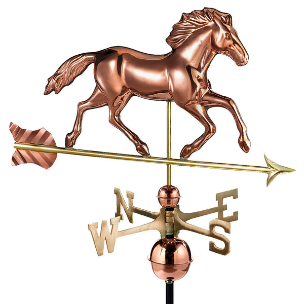 good directions Smithsonian Running Horse Weathervane
