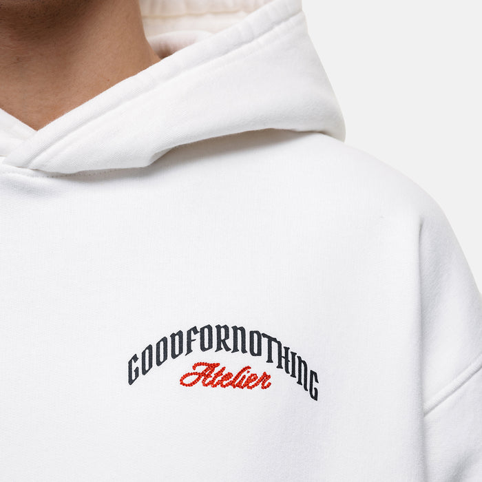 Good For Nothing Antiquity Off White Vintage Hoodie