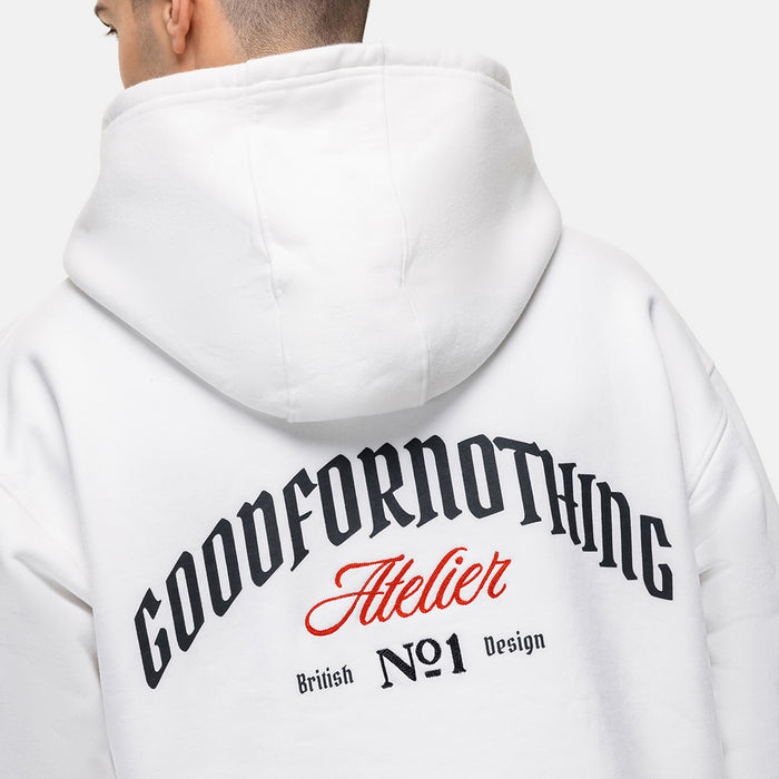 Good For Nothing Antiquity Off White Vintage Hoodie