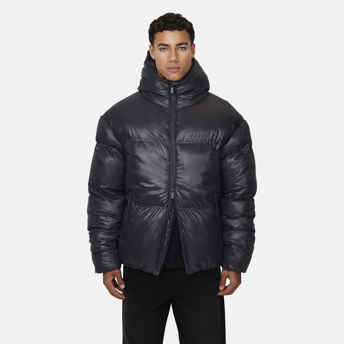 Good For Nothing Arctic Shine Gunmetal Puffer Jacket (coming Soon)
