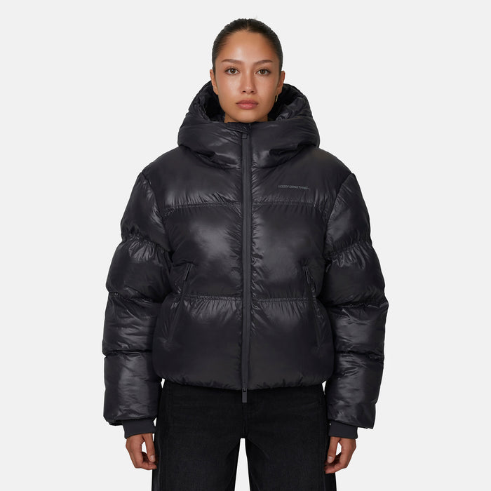 Good For Nothing Arctic Shine Gunmetal Puffer Jacket (coming Soon)