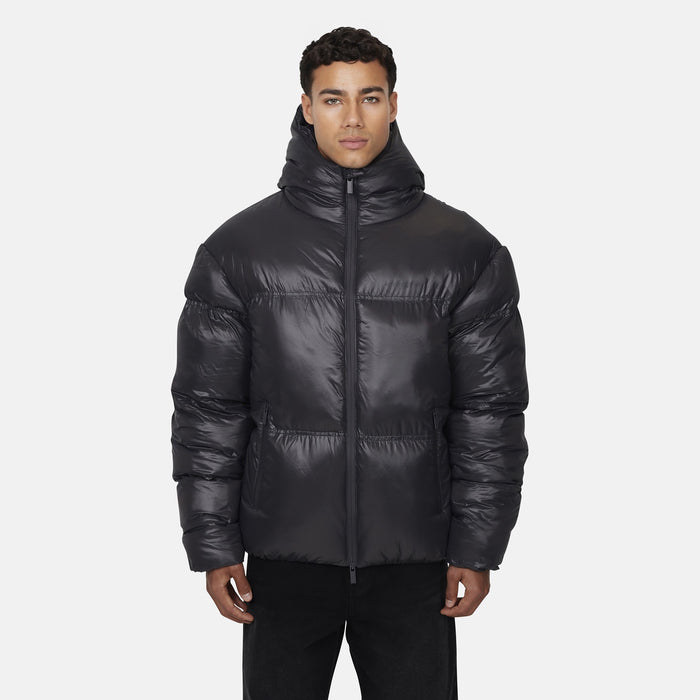 good for nothing Arctic Shine Gunmetal Puffer Jacket (coming soon)