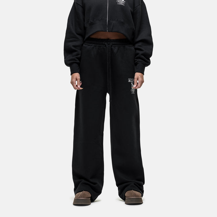 Good For Nothing Atelier Butterfly Black Sweatpants