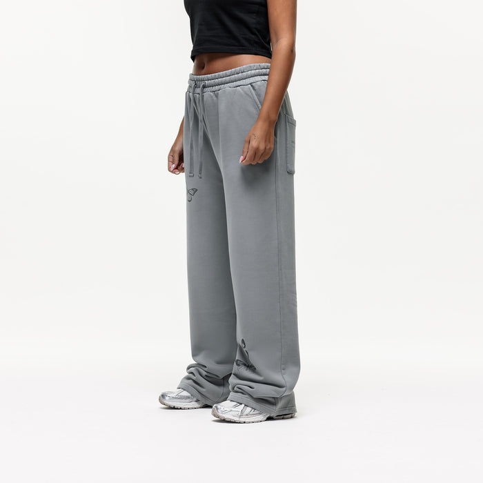 Good For Nothing Butterfly Fade Grey Sweatpants (Final Sale)