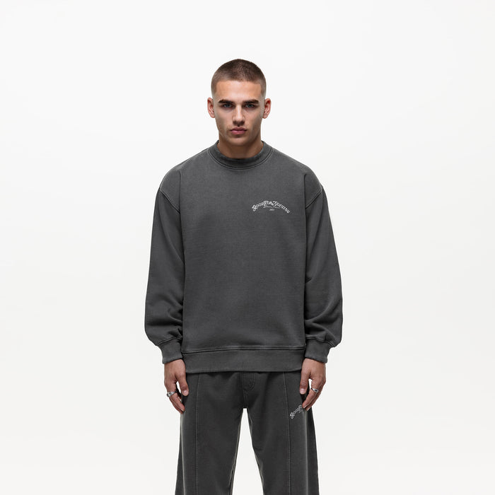 good for nothing Destination Washed Grey Sweatshirt