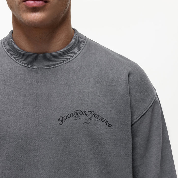 Good For Nothing Destination Washed Pewter Sweatshirt