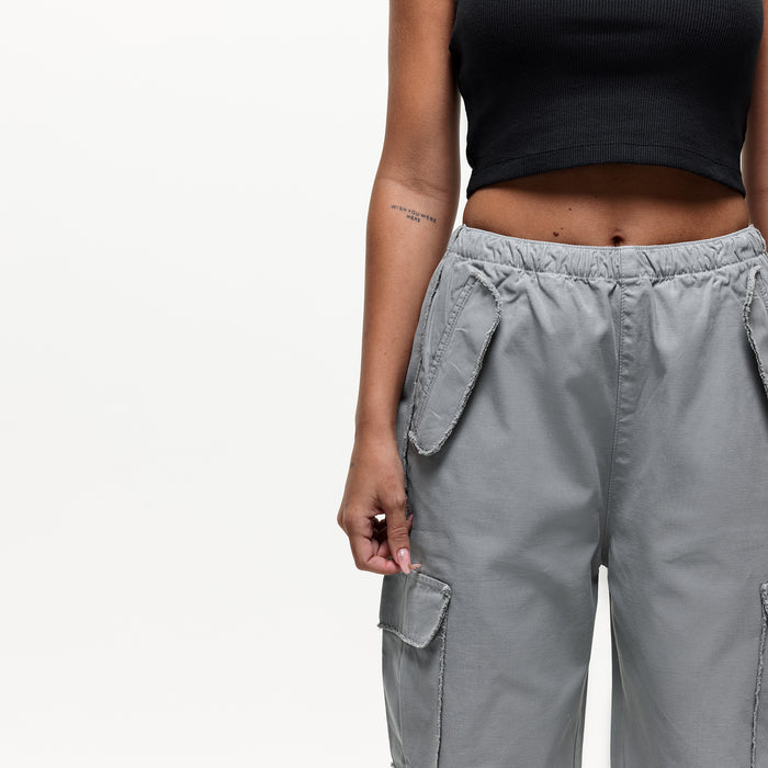 Good For Nothing Distressed Sage Cargo Pants (Final Sale)