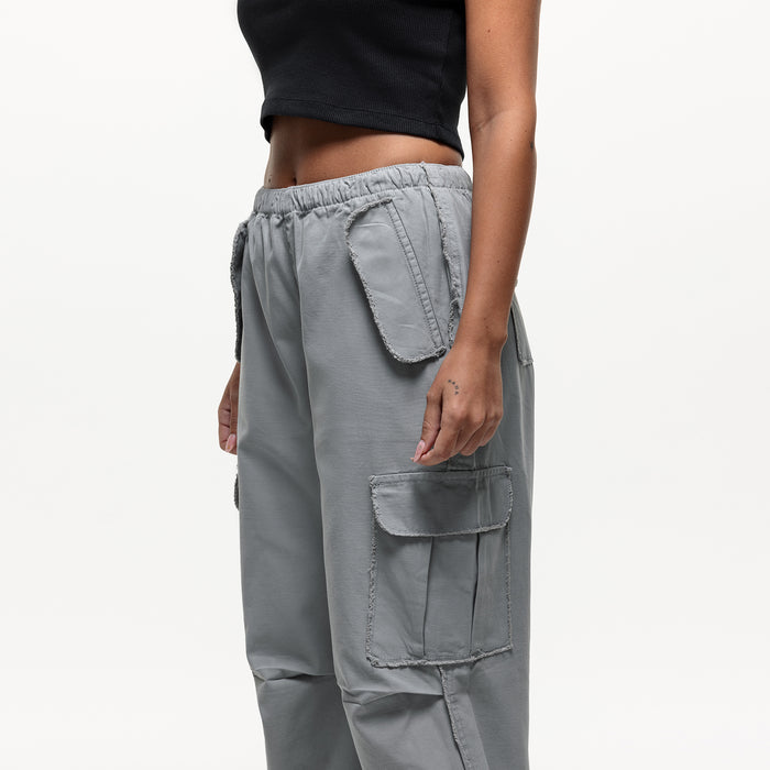 Good For Nothing Distressed Sage Cargo Pants (Final Sale)