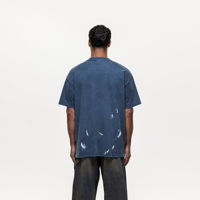 Good For Nothing Abrade Blue Sprayed T-shirt
