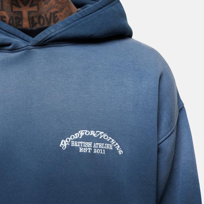Good For Nothing Abrade Gradient Blue Hoodie