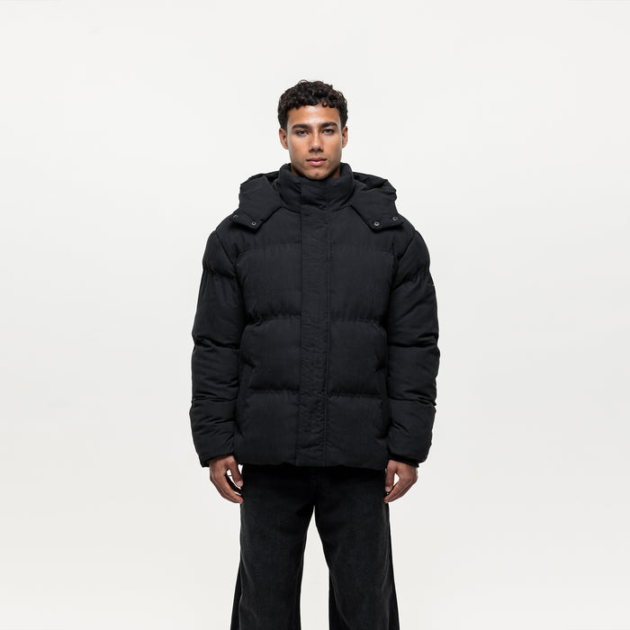 good for nothing Adapt Black Puffer Coat