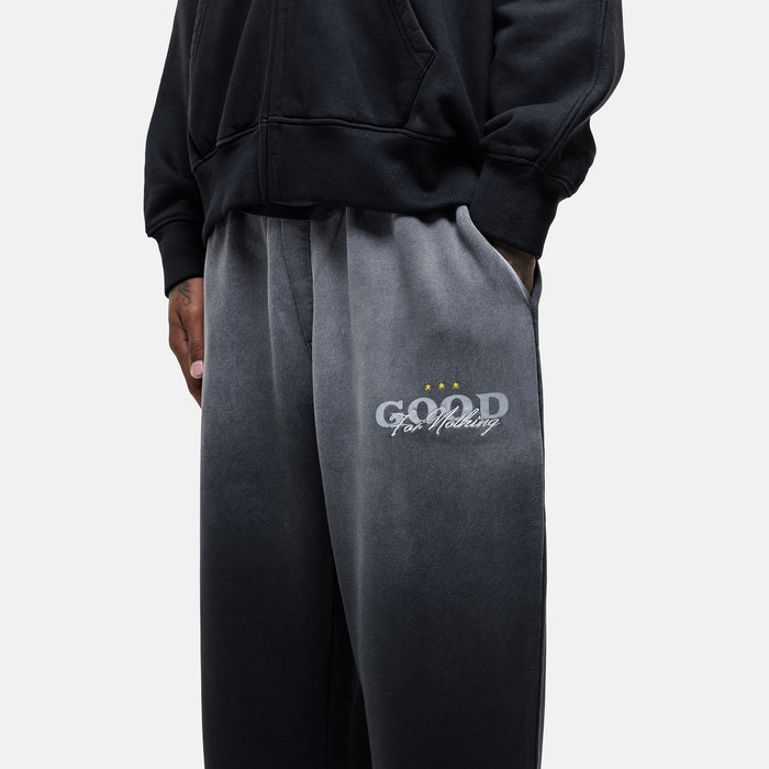 Good For Nothing Alaska Gradient Black Sweatpants