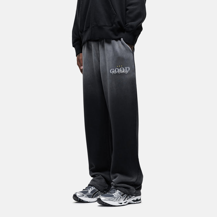 good for nothing Alaska Gradient Black Sweatpants