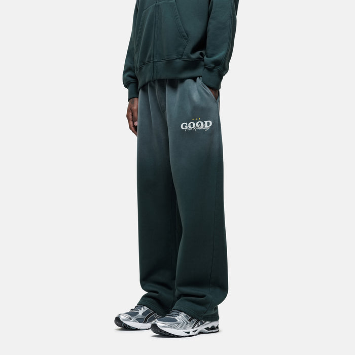 good for nothing Alaska Gradient Green Sweatpants