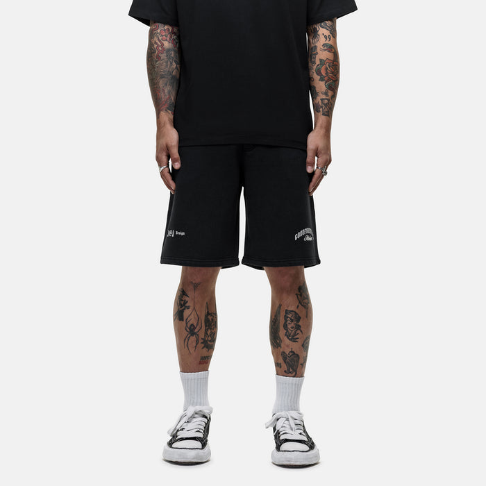 good for nothing Antiquity Black Shorts