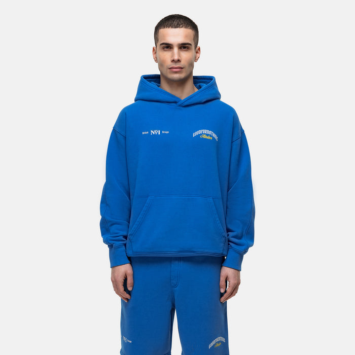 good for nothing Antiquity Washed Blue Hoodie