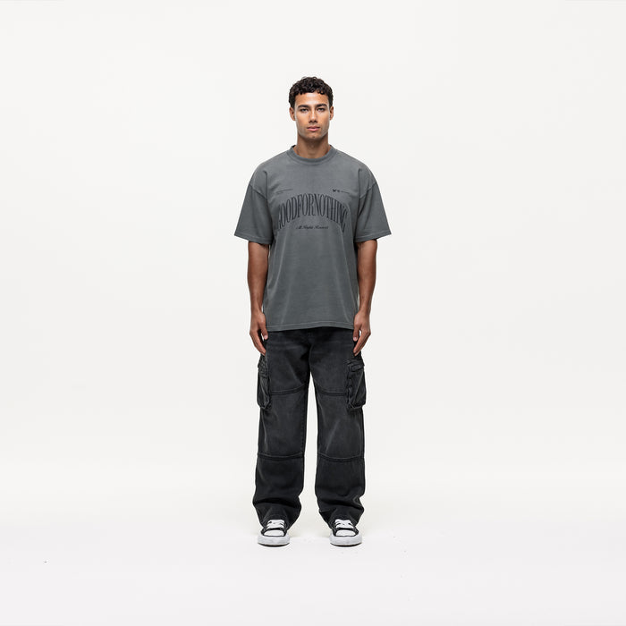 Good For Nothing Arch Washed Gunmetal T-shirt