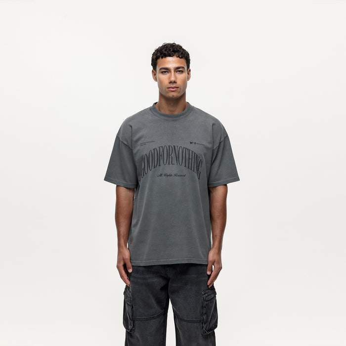 good for nothing Arch Washed Gunmetal T-shirt