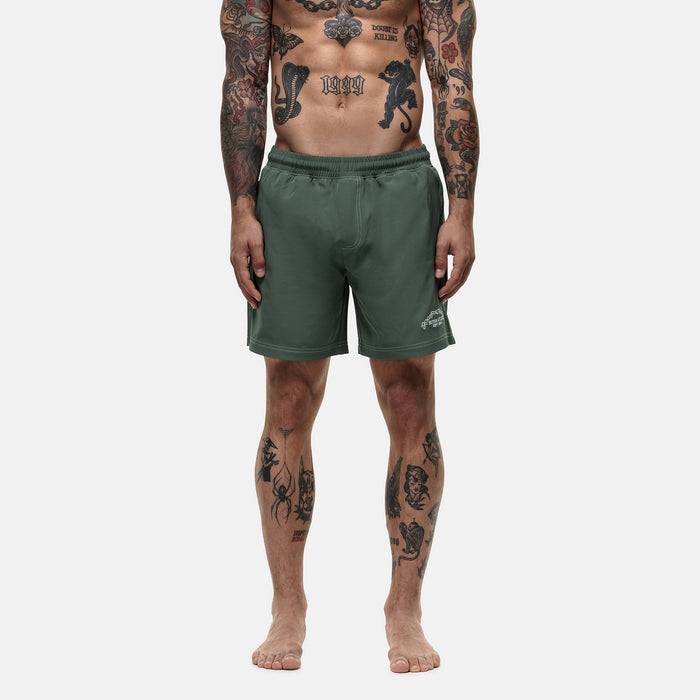 good for nothing Atelier Green Swim Shorts