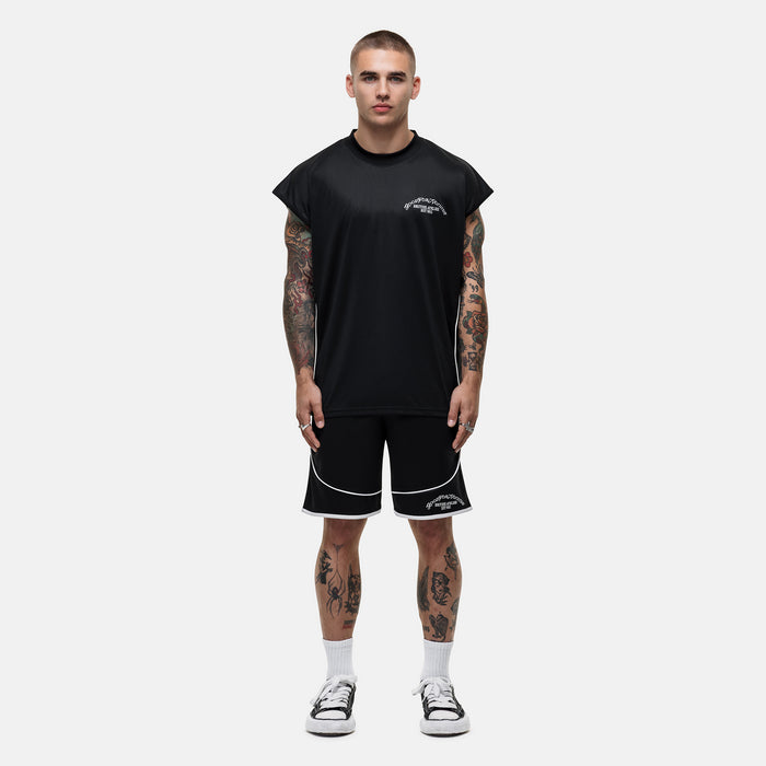 Good For Nothing Atelier Mesh Black Shorts