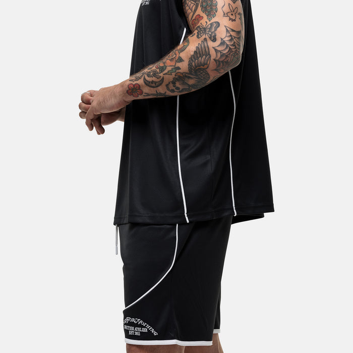 Good For Nothing Atelier Mesh Black Shorts