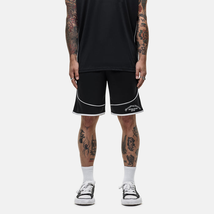 good for nothing Atelier Mesh Black Shorts