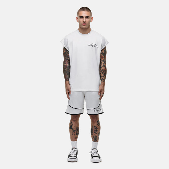 Good For Nothing Atelier Mesh White Shorts