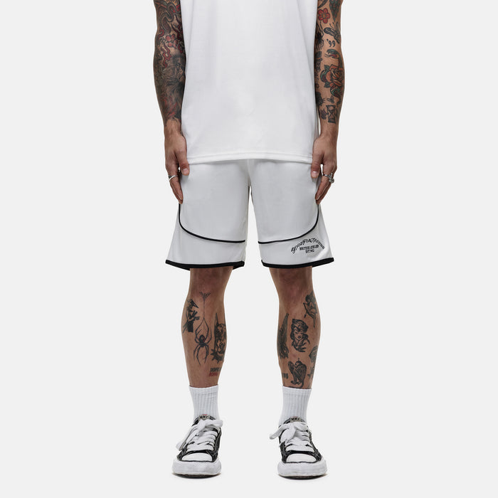 good for nothing Atelier Mesh White Shorts