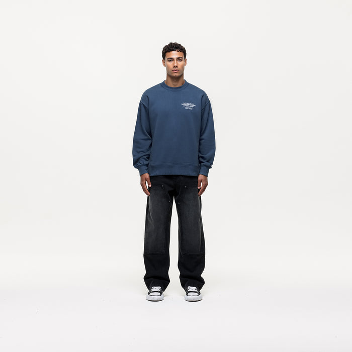 Good For Nothing Atelier Navy Washed Sweatshirt