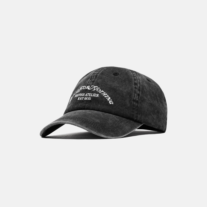 good for nothing Atelier Washed Black Cap