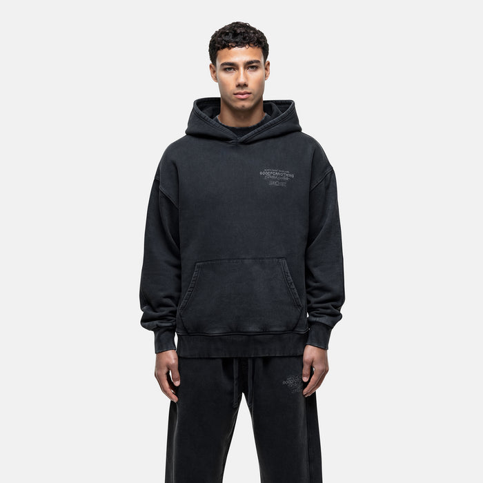 good for nothing Atelier Washed Black Hoodie