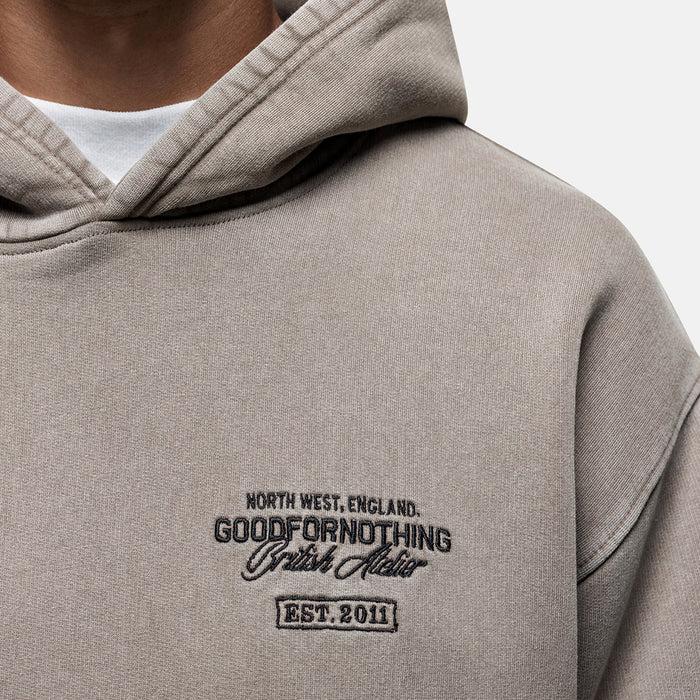 Good For Nothing Atelier Washed Taupe Hoodie