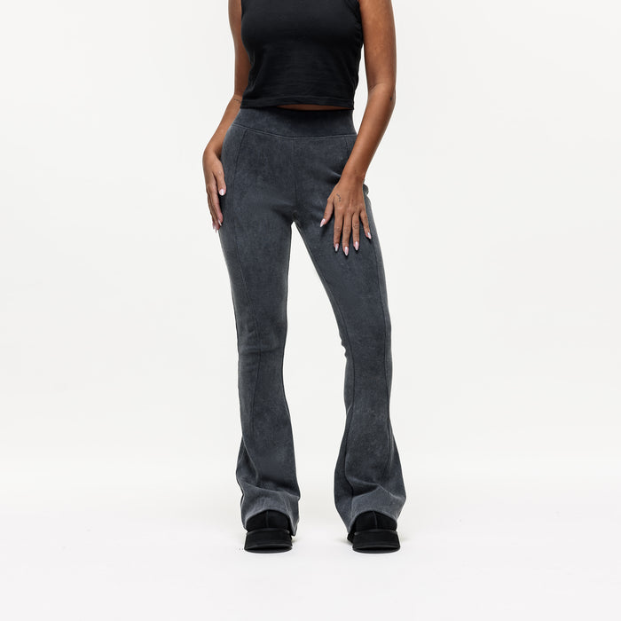 Good For Nothing Contour Acid Wash Black Legging