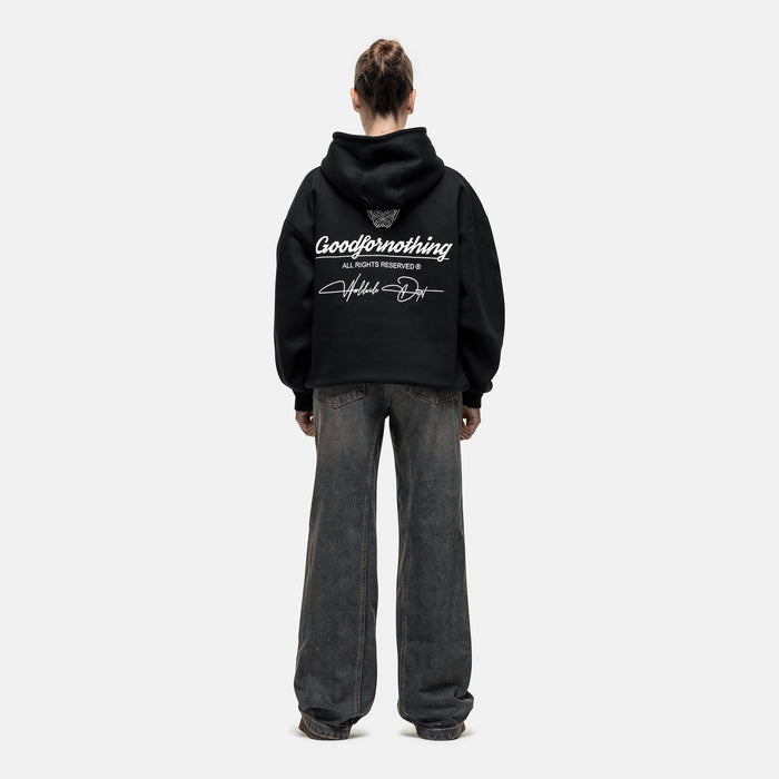 Good For Nothing Cult Black Hoodie