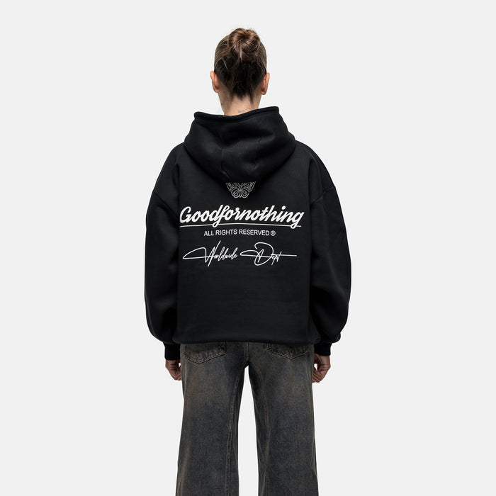good for nothing Cult Black Hoodie