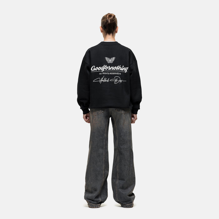 Good For Nothing Cult Black Sweatshirt