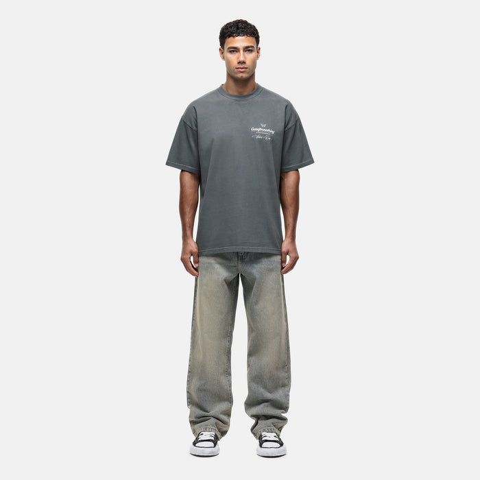 Good For Nothing Cult Butterfly Grey T-shirt